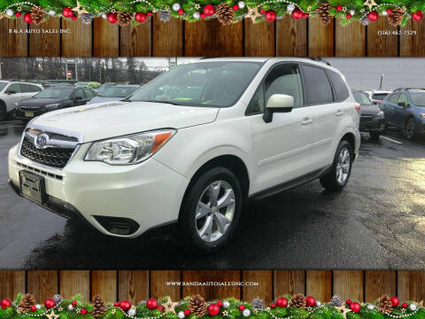 2015 Subaru Forester for sale at B & A Auto Sales Inc. in Jamaica NY