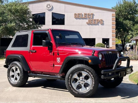 2011 Jeep Wrangler for sale at SELECT JEEPS INC in League City TX