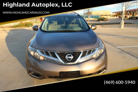 2012 Nissan Murano for sale at Highland Autoplex, LLC in Dallas TX