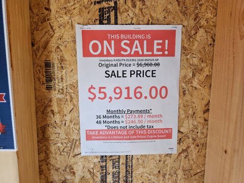 2025 Old Hickory 10x20 Utility
