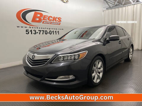 2014 Acura RLX for sale at Becks Auto Group in Mason OH