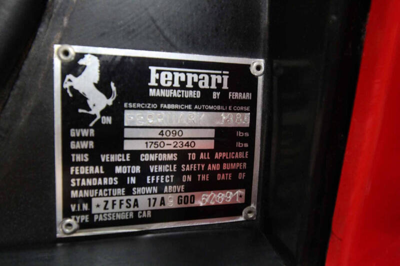 1986 Ferrari Testarossa