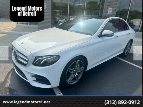 2019 Mercedes-Benz E-Class for sale at Legend Motors of Ferndale - Legend Motors of Detroit in Detroit MI