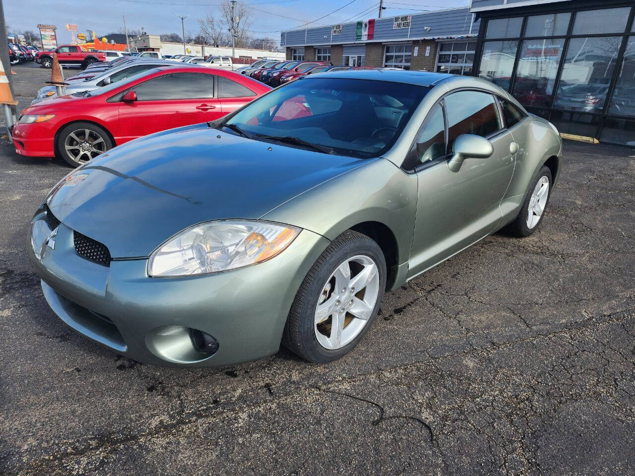Green 2008 Mitsubishi Eclipse GS GS 2dr Hatchback 2