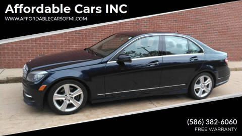 2011 Mercedes-Benz C-Class for sale at Affordable Cars INC in Mount Clemens MI