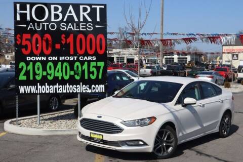 2017 Ford Fusion for sale at Hobart Auto Sales in Hobart IN