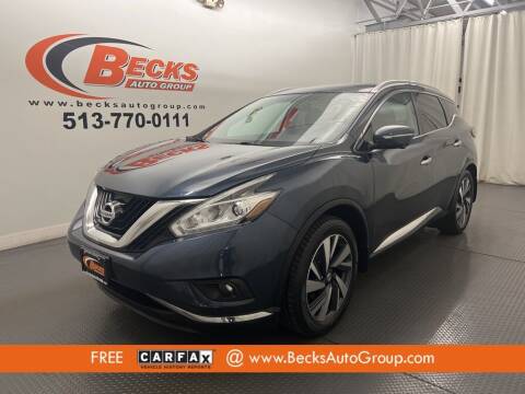 2015 Nissan Murano for sale at Becks Auto Group in Mason OH