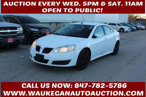 2010 Pontiac G6 for sale at Waukegan Auto Auction in Waukegan IL