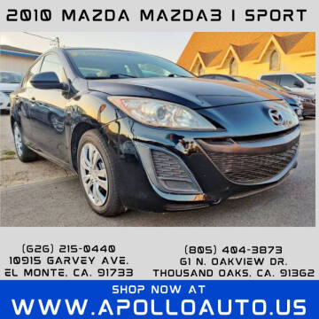 2010 Mazda MAZDA3 for sale at Apollo Auto El Monte in El Monte CA