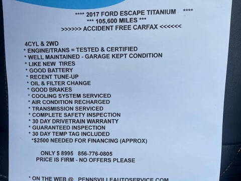 2017 Ford Escape Titanium