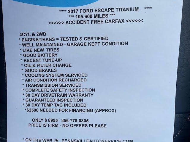 2017 Ford Escape Titanium