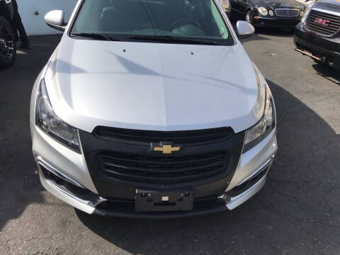 2015 Chevrolet Cruze for sale at Best Cars R Us LLC in Irvington NJ