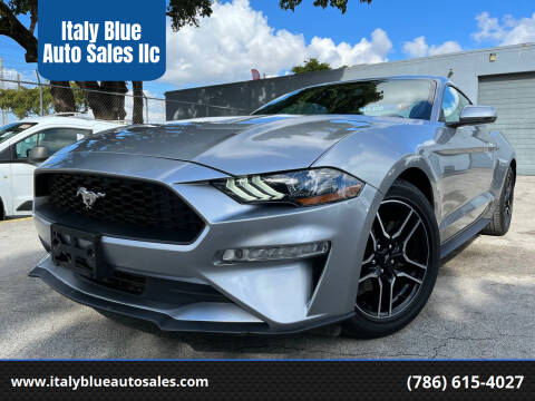 2020 Ford Mustang for sale at Italy Blue Auto Sales llc in Miami FL