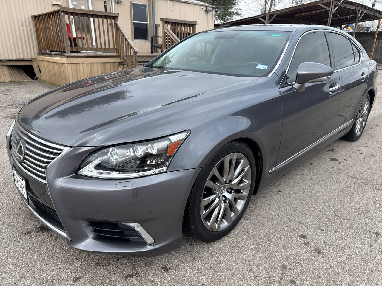 Gray 2013 Lexus LS 460 Base 4dr Sedan 1