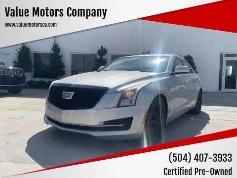 2015 Cadillac ATS for sale at Value Motors Company in Marrero LA