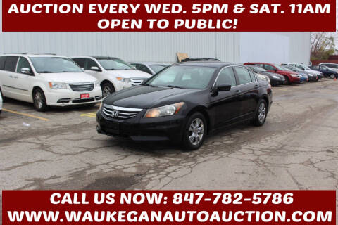 2012 Honda Accord for sale at Waukegan Auto Auction in Waukegan IL