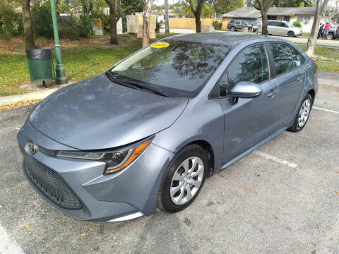 2020 Toyota Corolla for sale at P S AUTO ENTERPRISES INC in Miramar FL