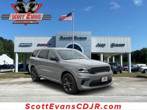 2021 Dodge Durango for sale at SCOTT EVANS CHRYSLER DODGE in Carrollton GA