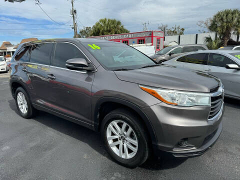 2016 Toyota Highlander for sale at Best Deals Cars Inc in Fort Myers FL