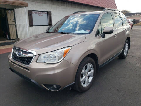 2014 Subaru Forester for sale at Salem Auto Sales in Salem VA