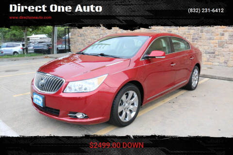 2013 Buick LaCrosse for sale at Direct One Auto in Houston TX