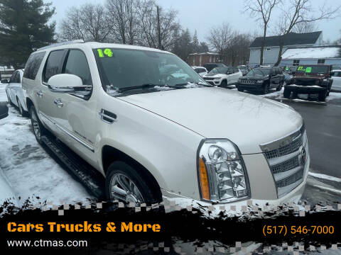 2014 Cadillac Escalade ESV for sale at Cars Trucks & More in Howell MI