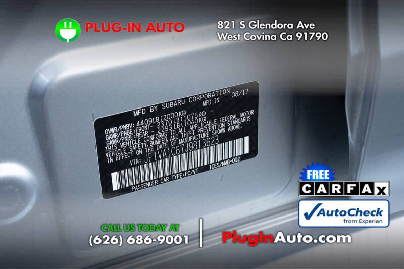 2018 Subaru WRX Premium