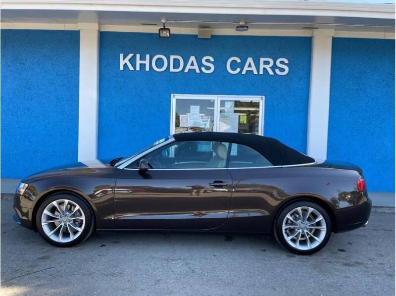 2014 Audi A5 for sale at Khodas Cars in Gilroy CA
