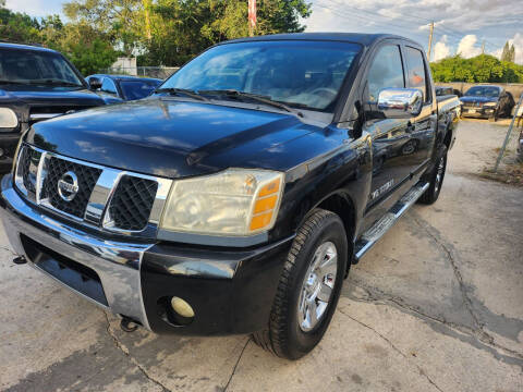 2006 Nissan Titan for sale at 1st Klass Auto Sales in Hollywood FL