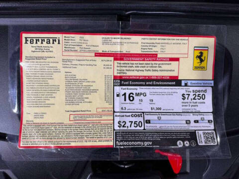 2022 Ferrari F8 Tributo