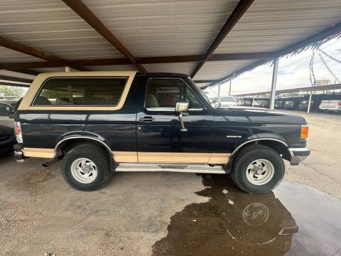 1990 Ford Bronco for sale at Kann Enterprises Inc. in Lovington NM