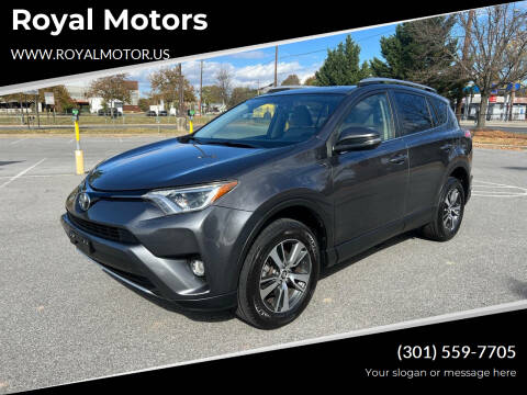 2016 Toyota RAV4 for sale at Royal Motors in Hyattsville MD