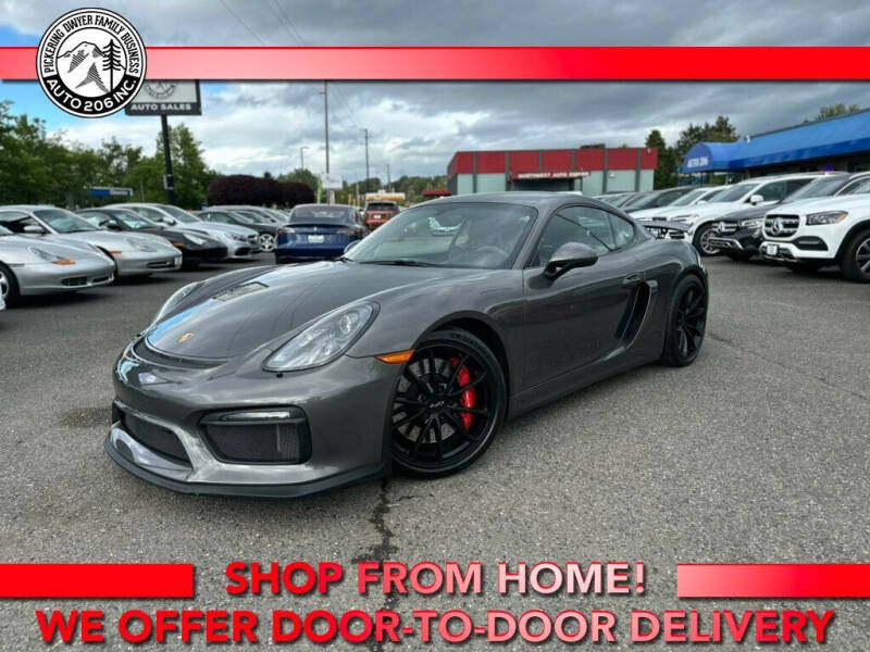 2016 Porsche Cayman for sale at Auto 206, Inc. in Kent WA