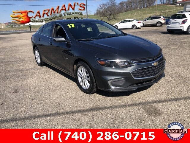 2017 Chevrolet Malibu for sale at Carmans Used Cars & Trucks in Jackson OH