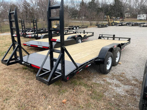 2024 GR Trailers 82"x20' 14k Skid/Car Hauler for sale at Bailey Auto in Pomona KS