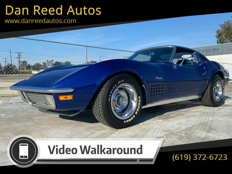 1971 Chevrolet Corvette for sale at Dan Reed Autos in Escondido CA