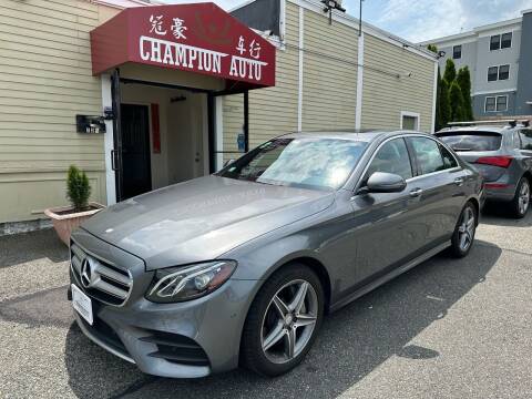 2017 Mercedes-Benz E-Class for sale at Champion Auto LLC in Quincy MA