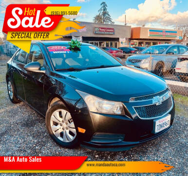 2014 Chevrolet Cruze for sale at M&A Auto Sales in Sacramento CA