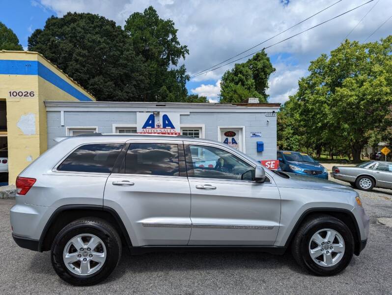 2012 Jeep Grand Cherokee for sale at A&A Auto Sales llc in Fuquay Varina NC