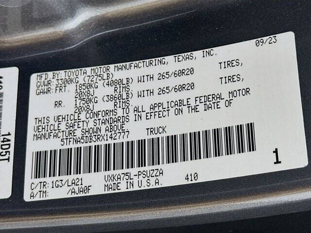 2024 Toyota Tundra Platinum