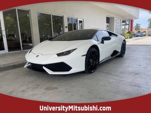 2015 Lamborghini Huracan for sale at University Mitsubishi in Davie FL