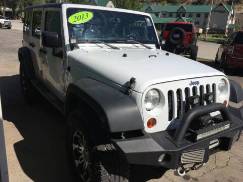 2013 Jeep Wrangler Unlimited for sale at 4X4 Auto Sales in Durango CO