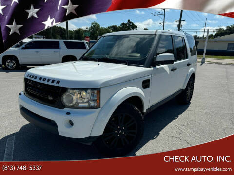 2011 Land Rover LR4 for sale at CHECK AUTO, INC. in Tampa FL