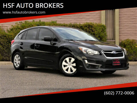 2016 Subaru Impreza for sale at HSF AUTO BROKERS in Phoenix AZ