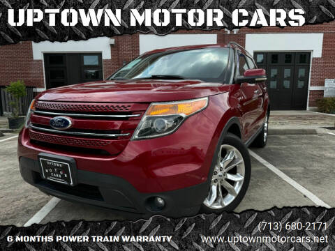 2013 Ford Explorer for sale at UPTOWN MOTOR CARS in Houston TX