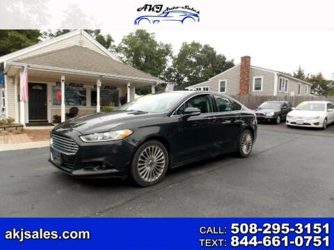 2013 Ford Fusion for sale at AKJ Auto Sales in West Wareham MA