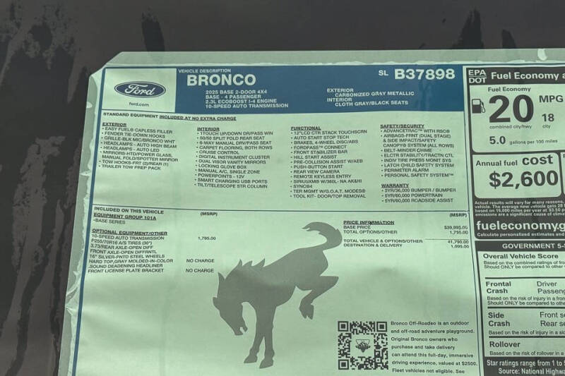 2025 Ford Bronco