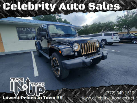 2014 Jeep Wrangler Unlimited for sale at Celebrity Auto Sales in Fort Pierce FL