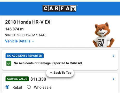 2018 Honda HR-V EX