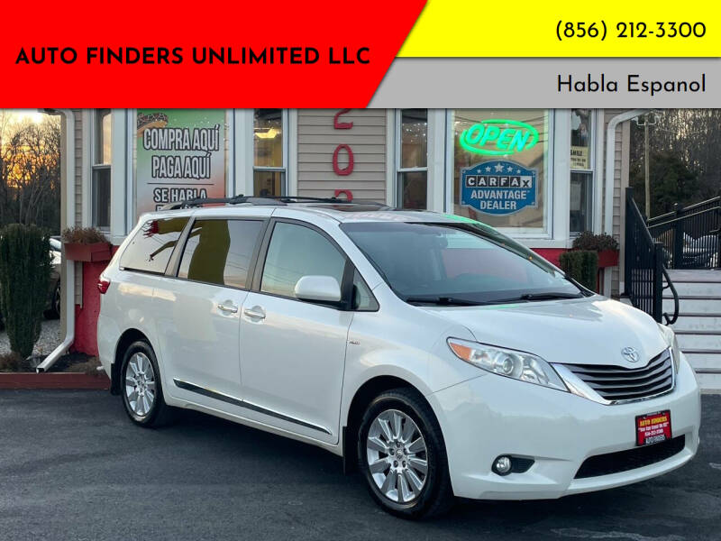 2016 Toyota Sienna for sale at Auto Finders Unlimited LLC in Vineland NJ